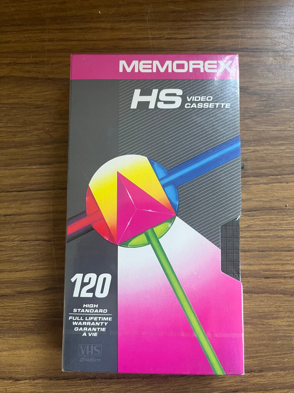 Memorex HS video cassette tape 120 in original box